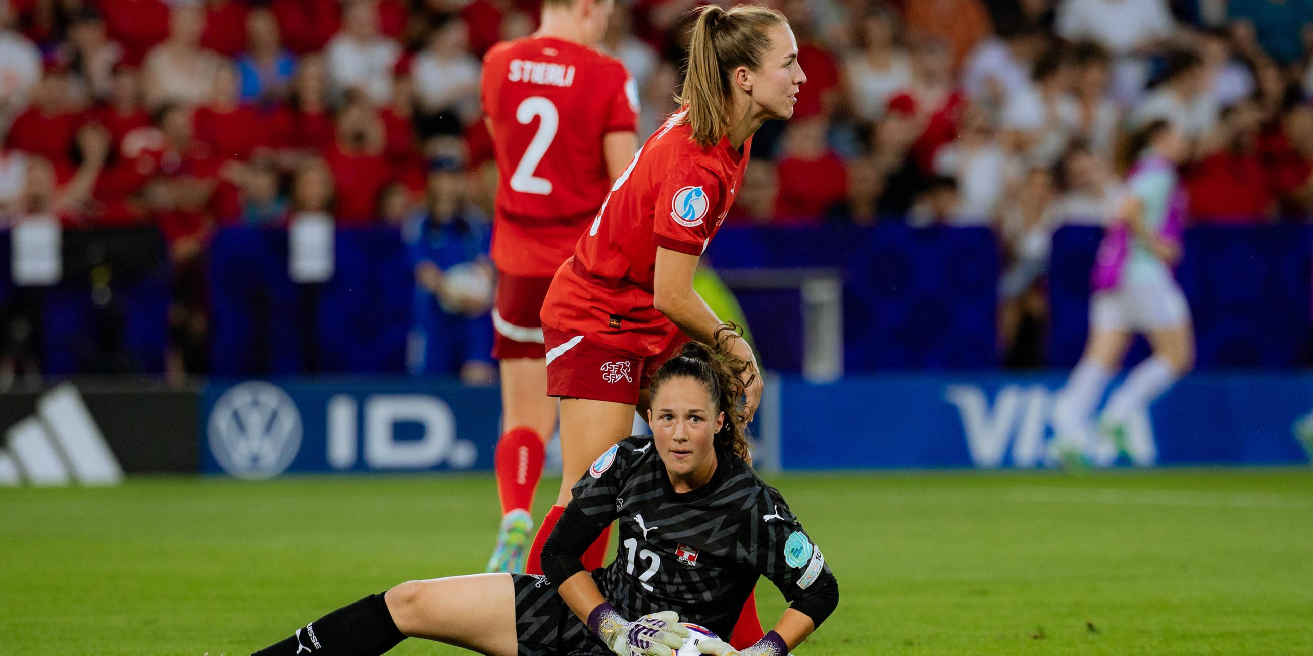 Fußball-EM der Frauen: Schweiz vs Norwegen 1:2