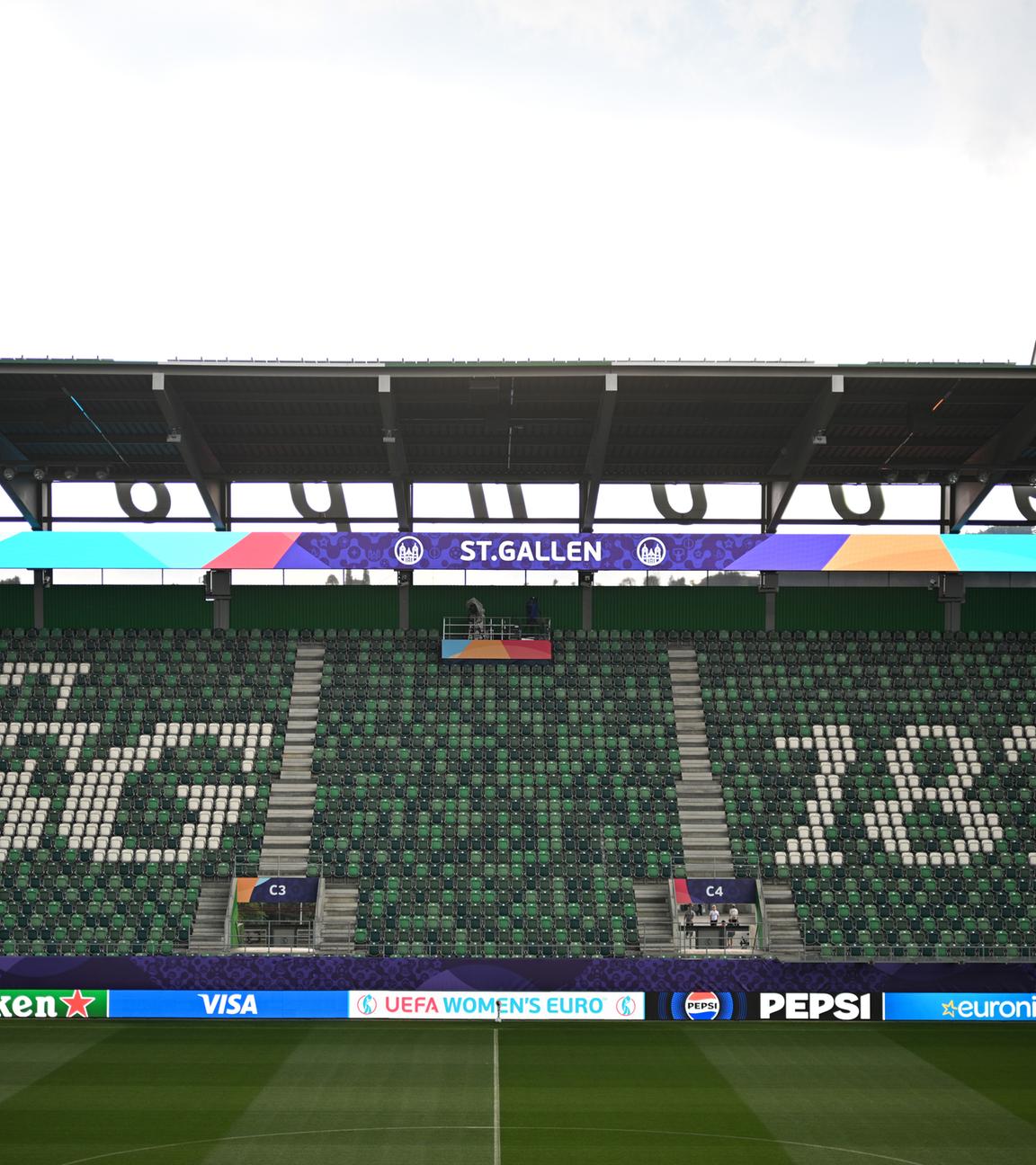 Frauenfußball EM - Stadion St. Gallen