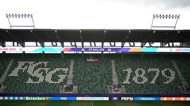 Frauenfußball EM - Stadion St. Gallen