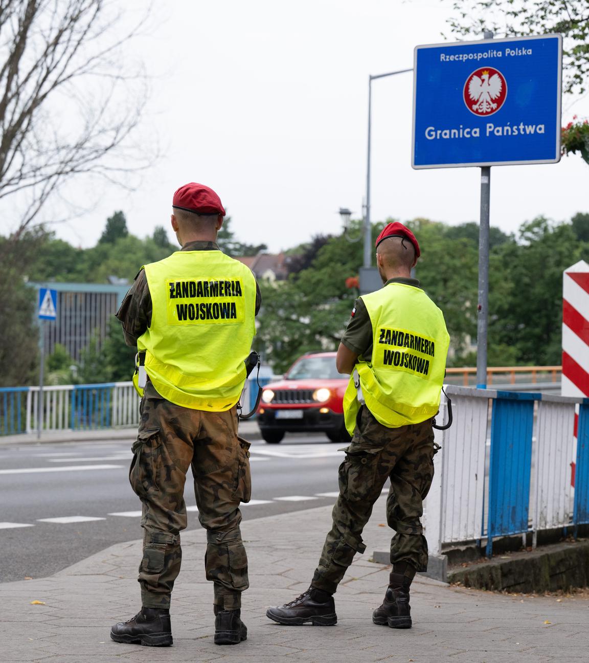 Kontrollen an der deutsch-polnischen Grenze - Zgorzelec
