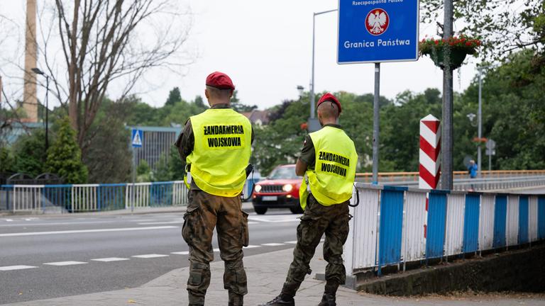 Kontrollen an der deutsch-polnischen Grenze - Zgorzelec