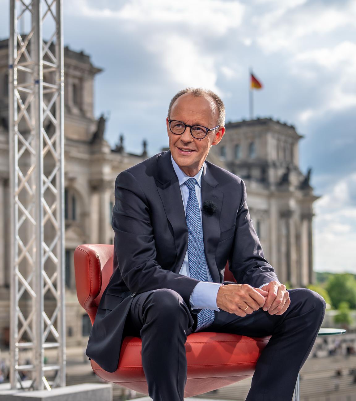 Kanzler Merz im ARD Sommerinterview