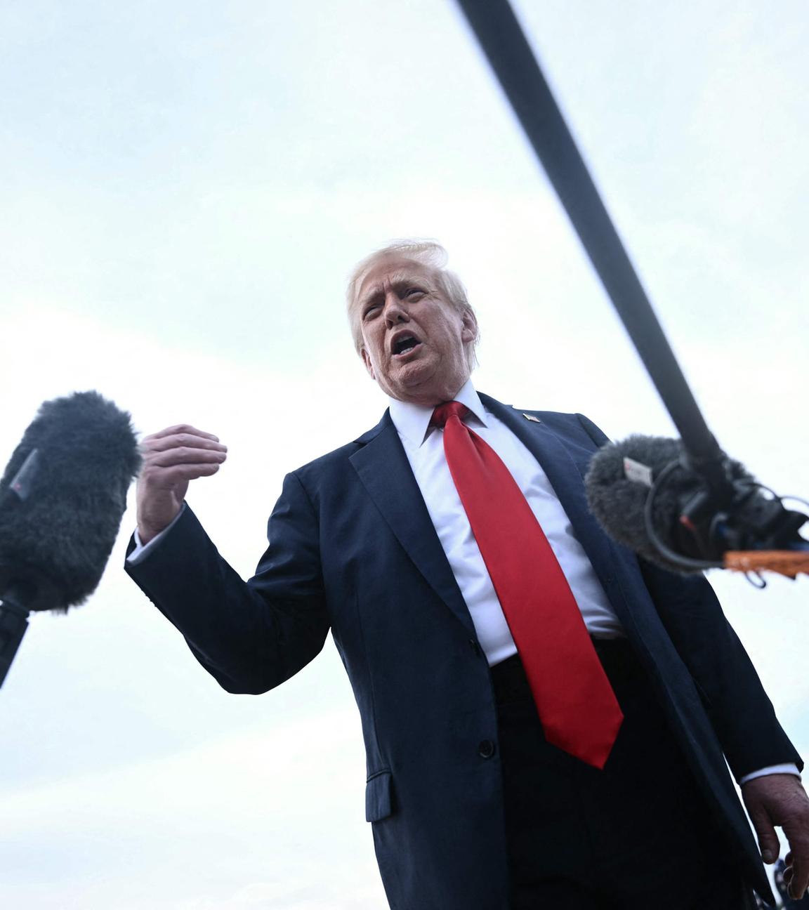 President Donald Trump and First Lady Melania Trump arrive at Joint Base Andrews after attending the 2025 FIFA Club World Cup fi