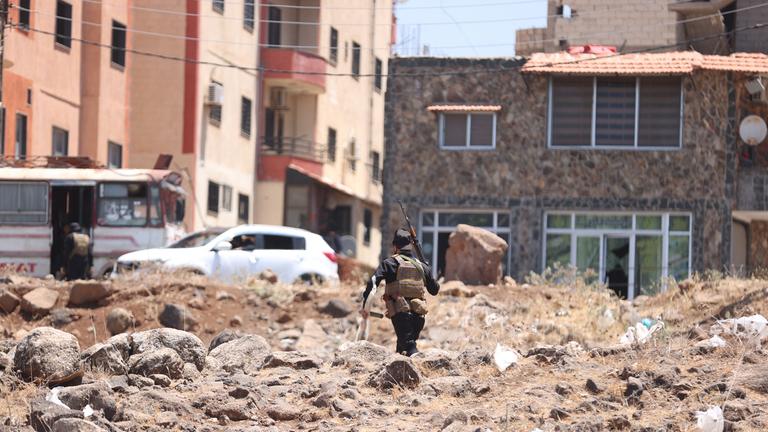 Israelische Luftangriffe auf Suweida, Syrien