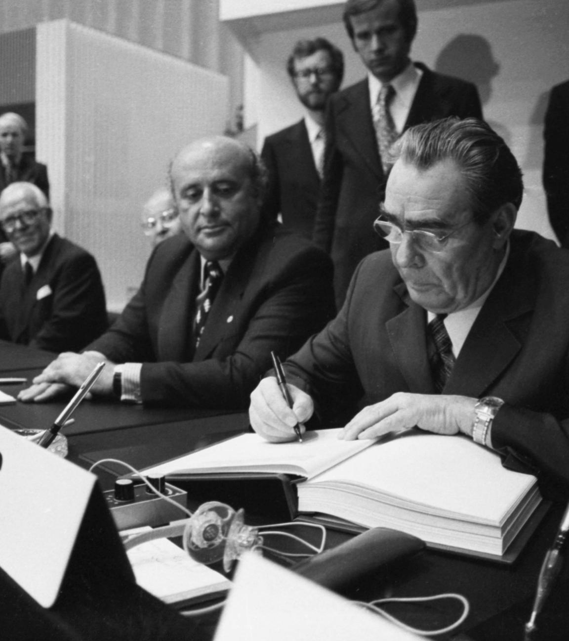 Leonid Breschnev bei Ksze - 1975