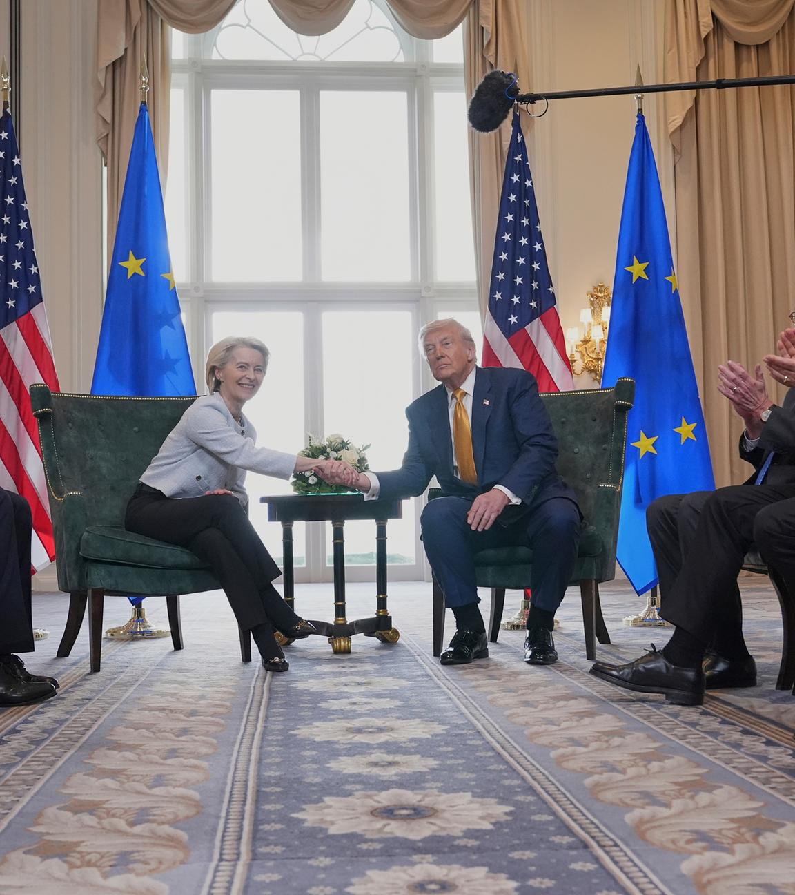 US-Präsident Trump trifft von der Leyen in Schottland