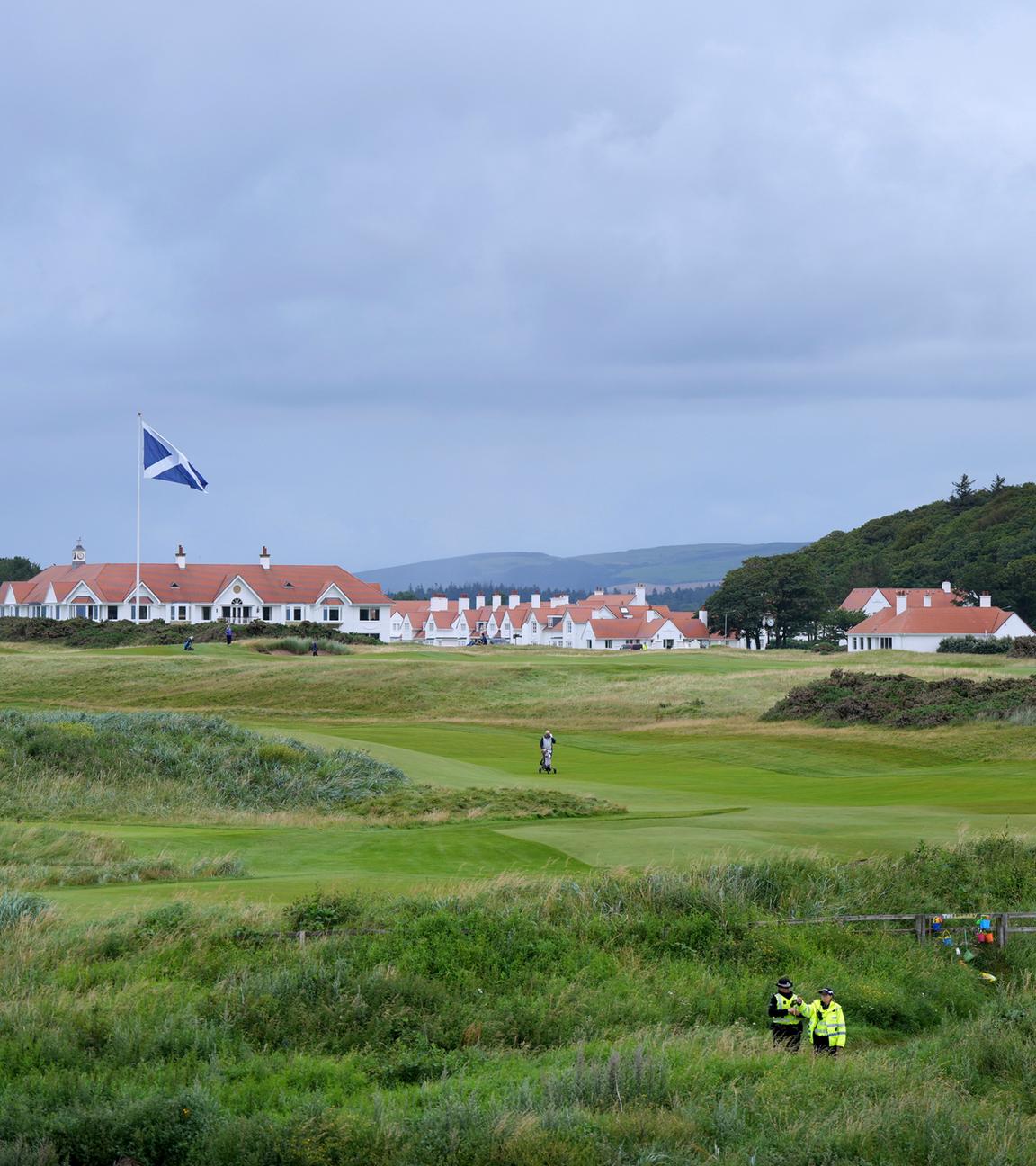 US-Präsident Trump in Schottland