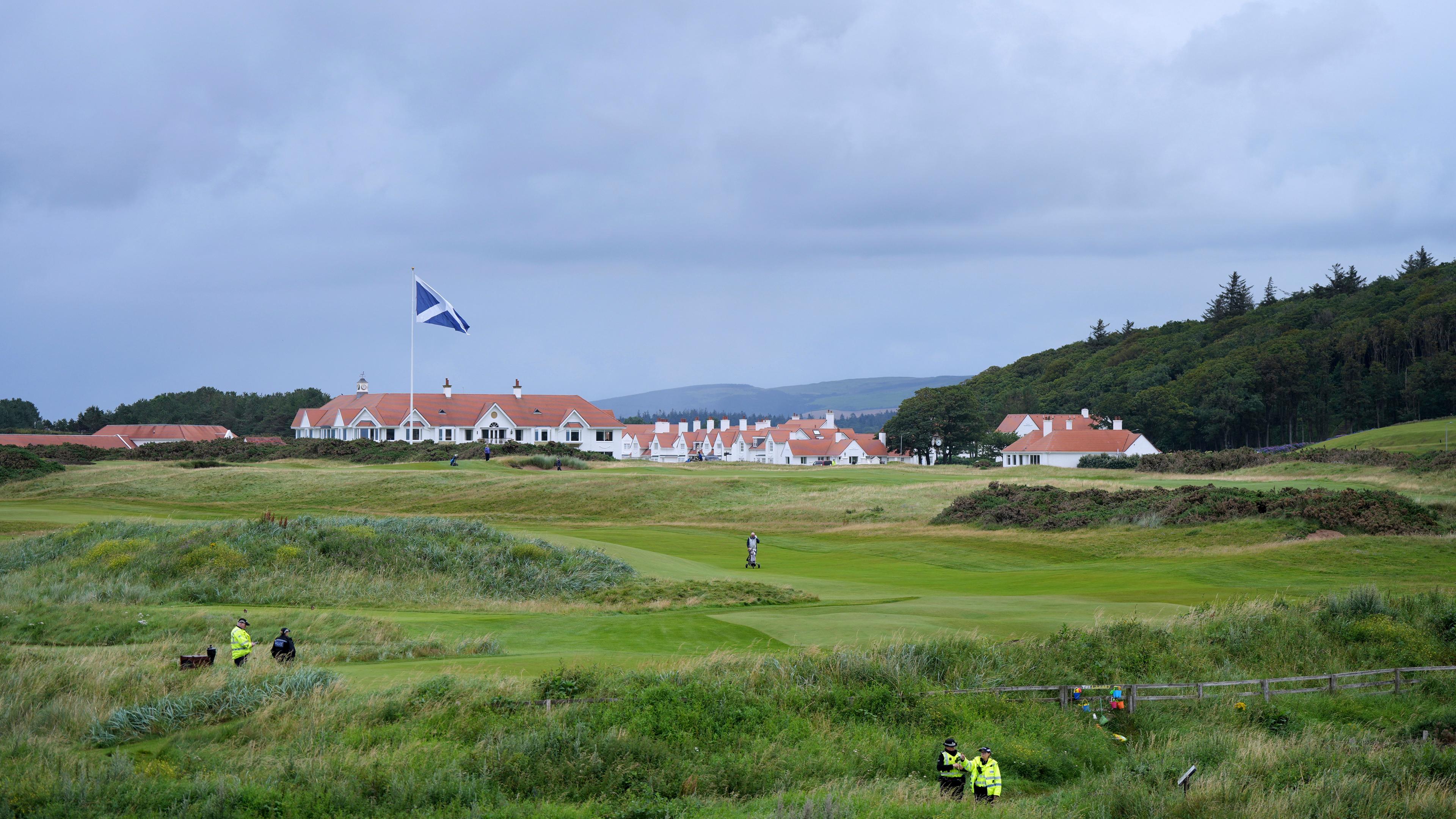 US-Präsident Trump in Schottland