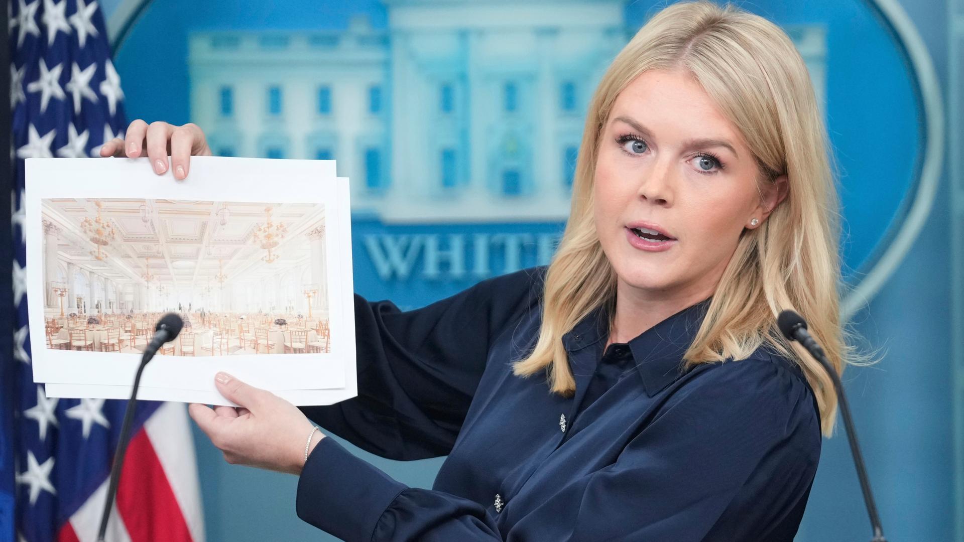 Karoline Leavitt stellt die Pläne vor