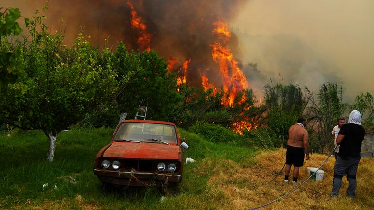 Waldbrände in Griechenland