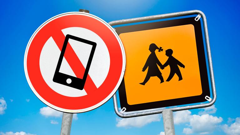 Handyverbot in der Schule - Symbolbild