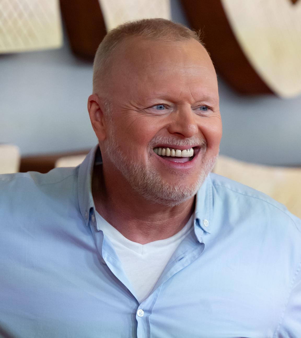Stefan Raab bei der Weltpremiere des Films "Das Kanu des Manitu".