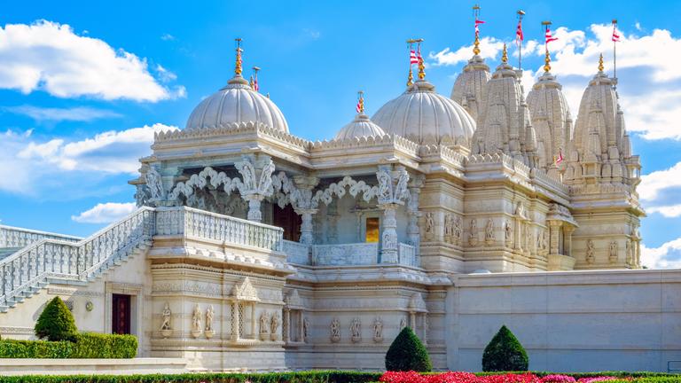 Hindu Tempel in Neasden, London