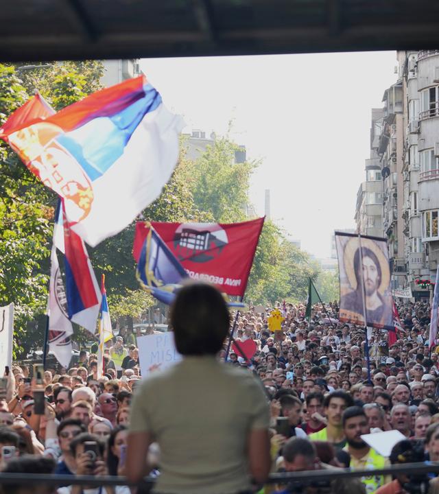 Proteste in Serbien