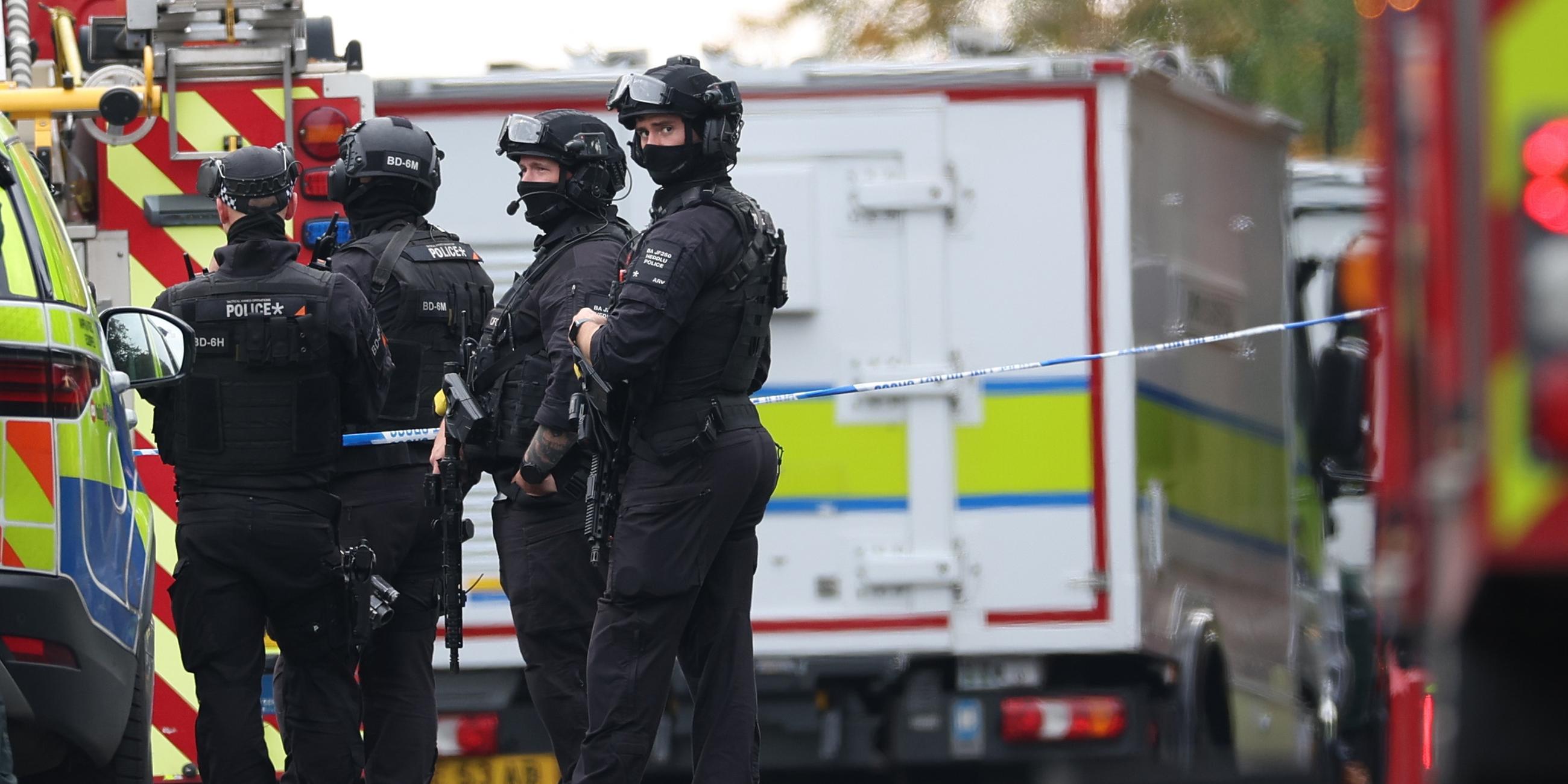 Vehicle and stabbing attack on Manchester synagogue