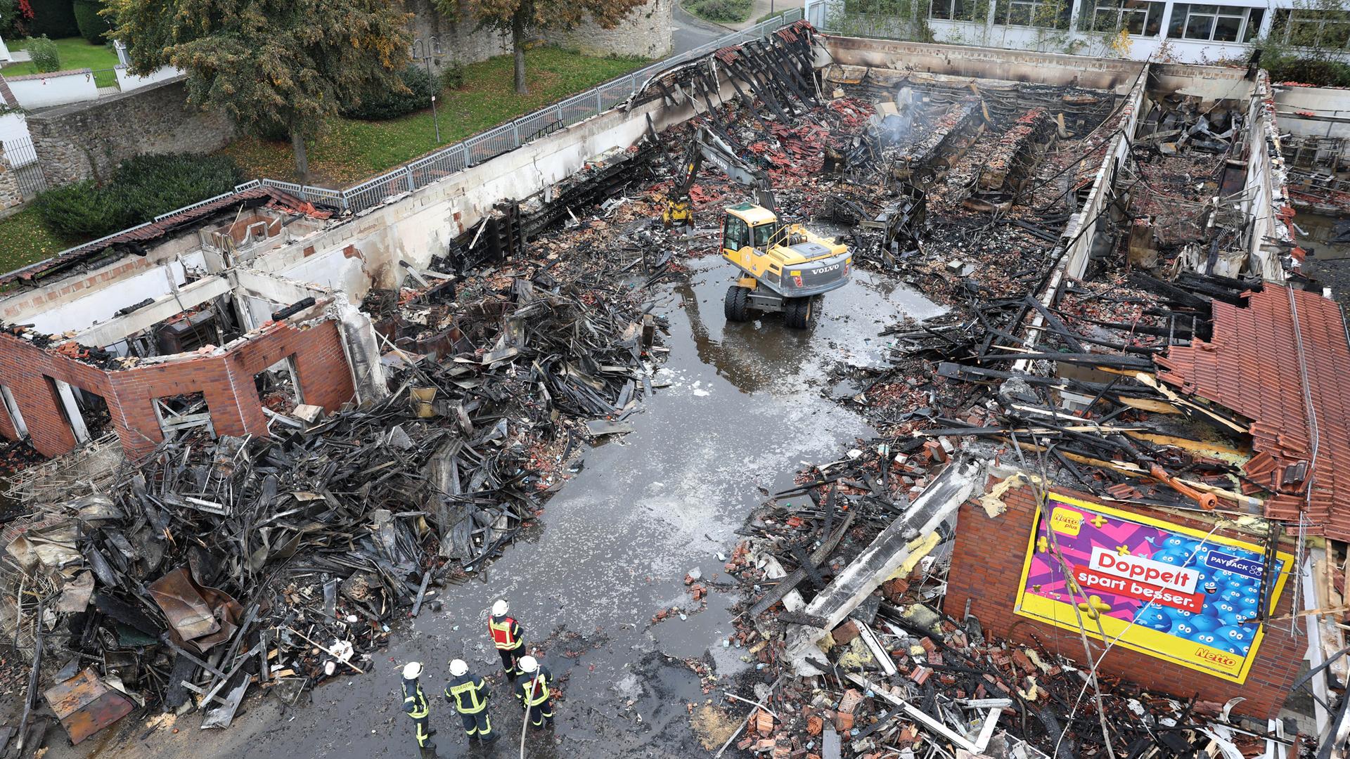 Supermarkt-Brand in Osterode am Harz