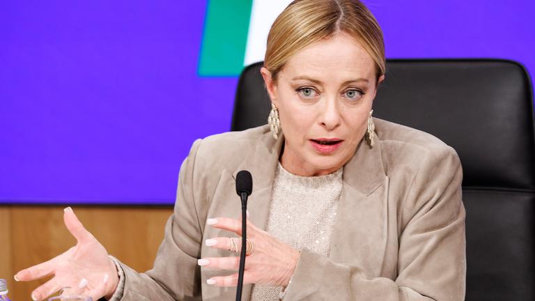 Pressekonferenz nach der Sitzung des Ministerrats in Rom