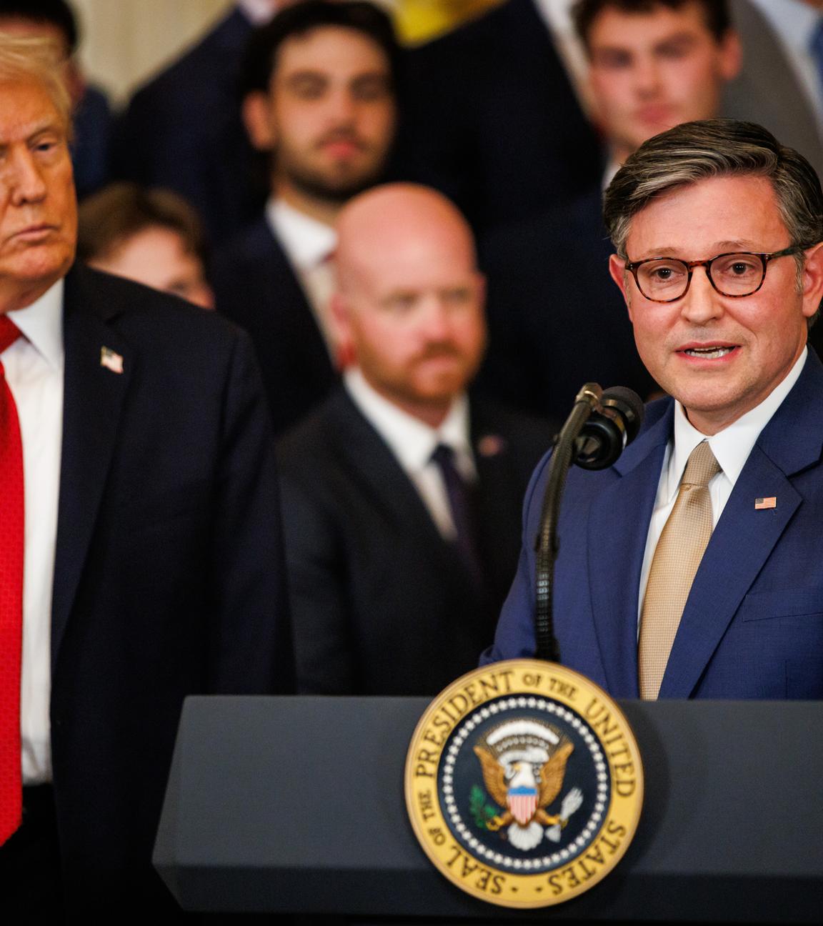 Donald Trump empfängt die Baseball-Meister der LSU und der LSU Shreveport in Washington