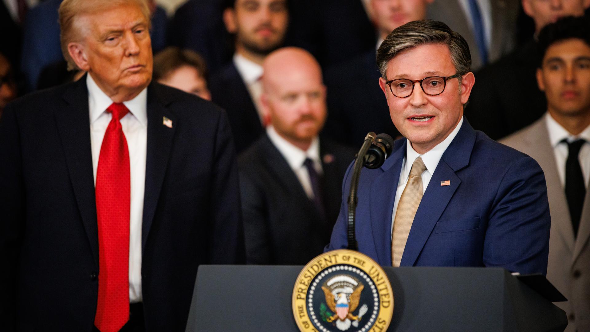 Donald Trump empfängt die Baseball-Meister der LSU und der LSU Shreveport in Washington