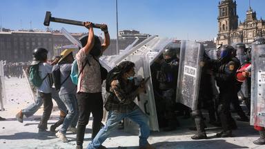 APTOPIX Mexico Protest
