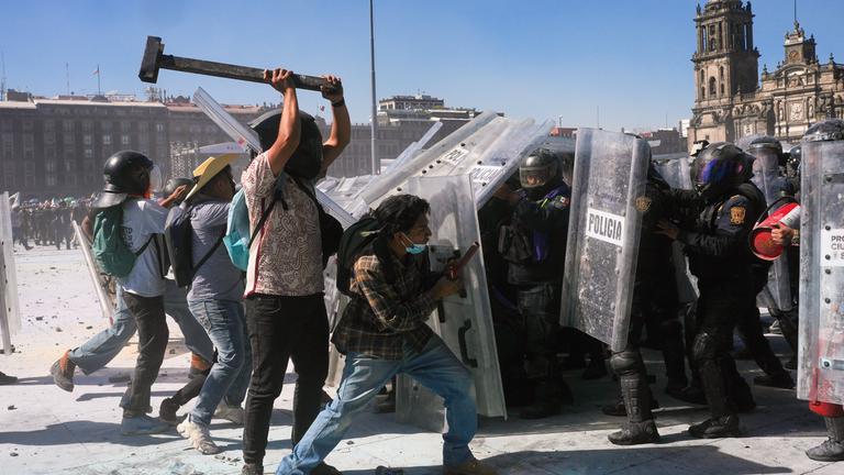 APTOPIX Mexico Protest