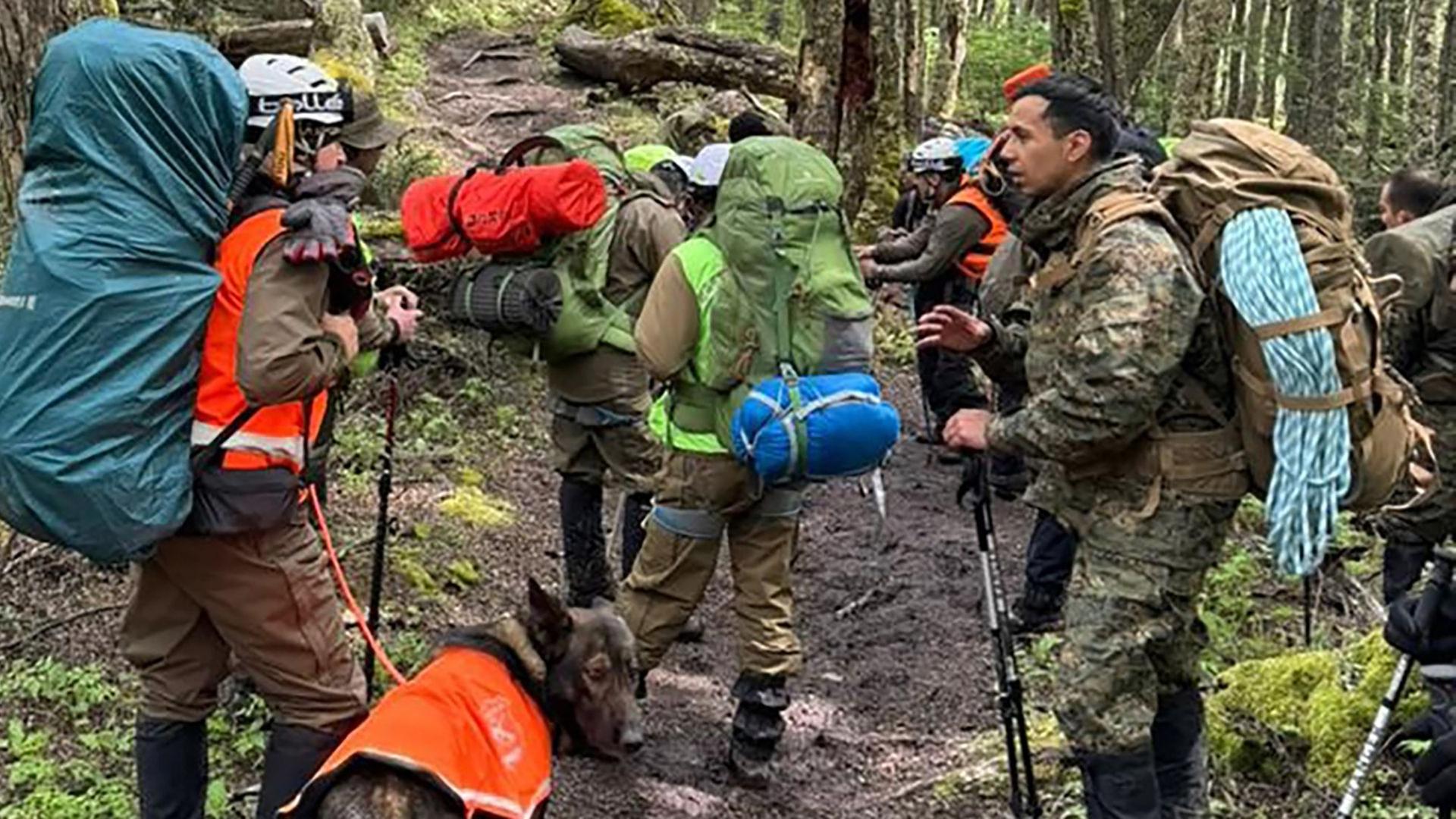 Rettungsteam im Nationalpark Torres del Paine