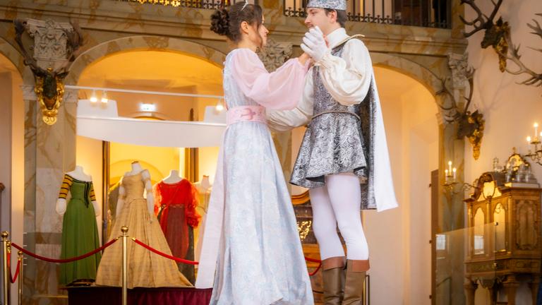 Winterausstellung auf Schloss Moritzburg, Mit Aschenbrödel zum Ball.