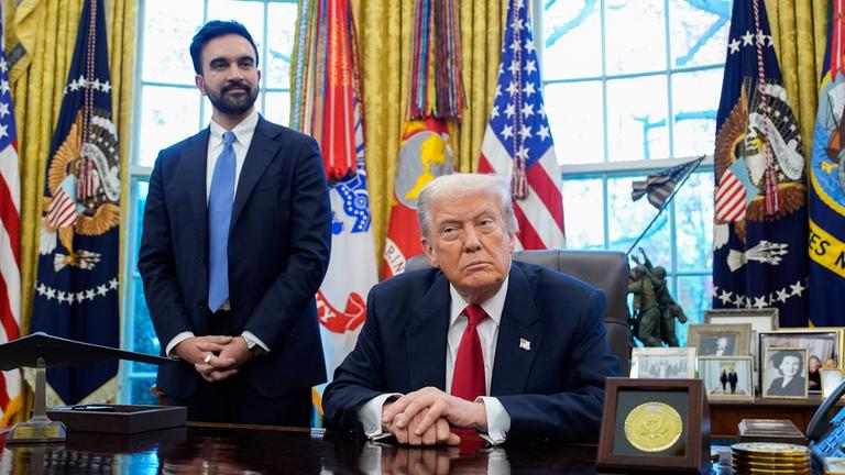 US-Präsident Donald Trump empfängt den Bürgermeister von New York City, Zohran Mamdani im Oval Office im Weißen Haus. (Archiv)