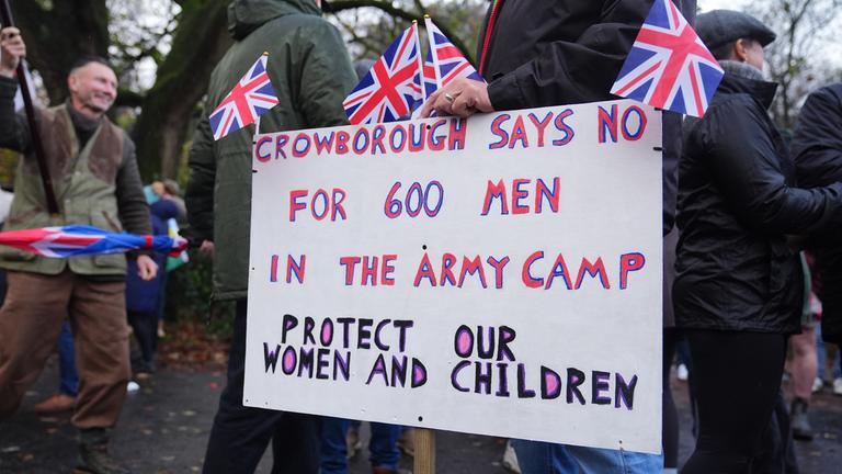 Anti-Immigrations-Protest in England