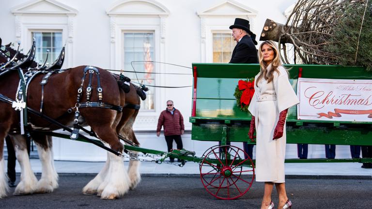 APTOPIX Trump White House Holidays
