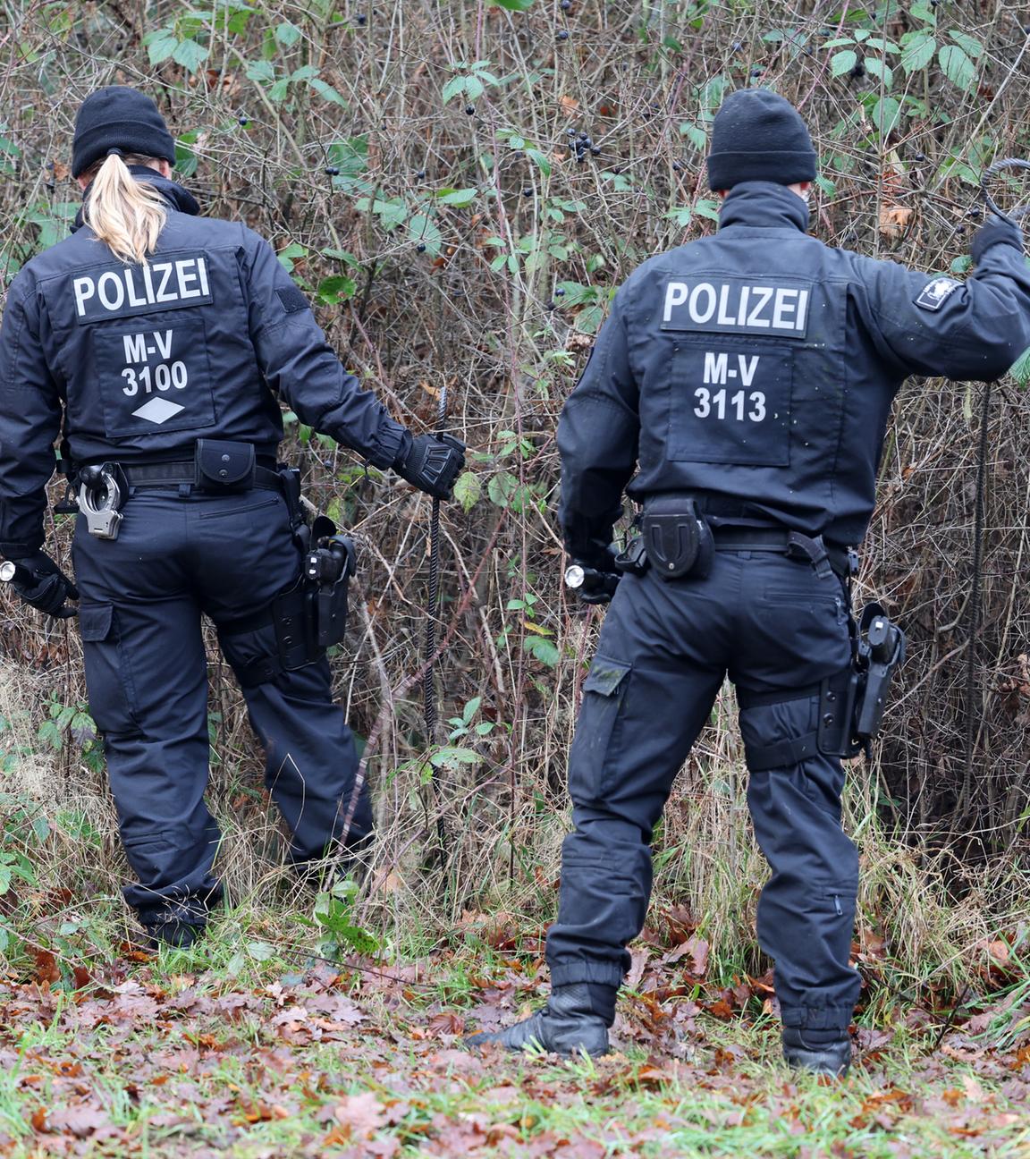 Spurensuche am Fundort im Fall Fabian