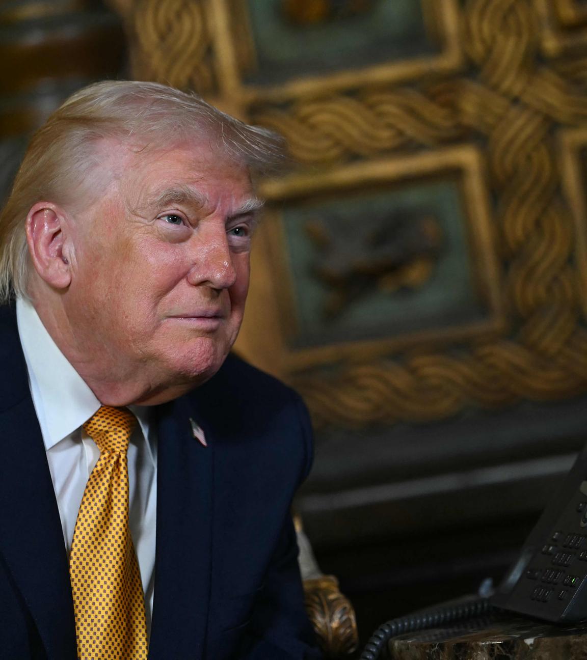 US President Donald Trump spends the week-end at his Mar-a-Lago residence