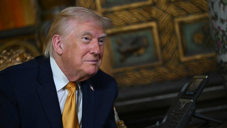 US President Donald Trump spends the week-end at his Mar-a-Lago residence