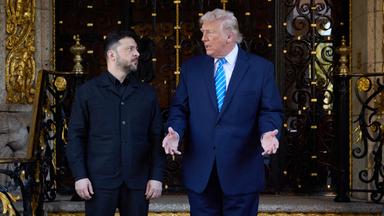Donald Trump und Wolodymyr Selenskyj bei Gesprächen in Mar-a-Lago in Palm Beach
