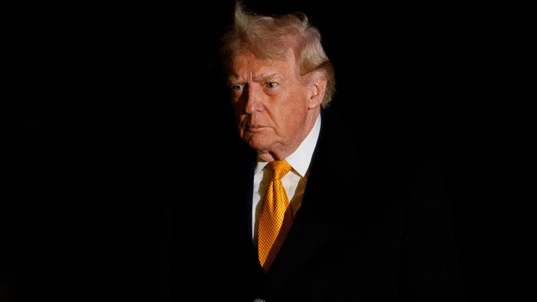 US President Donald Trump Returns to the White House