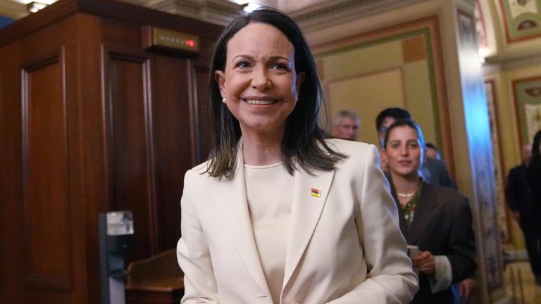 Friedensnobelpreisträgerin Machado im Weißen Haus