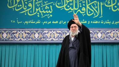 Ali Chamenei bei einer Veranstaltung am Tag der Berufung in Teheran