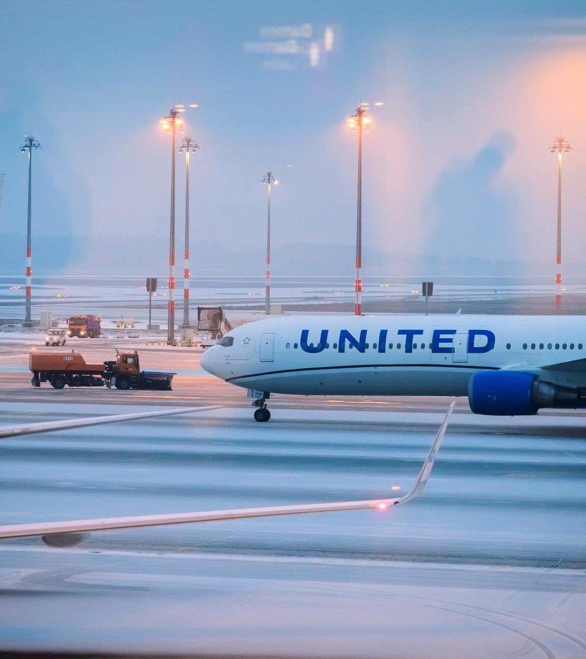 Winterwetter - Flughafen Berlin/Brandenburg