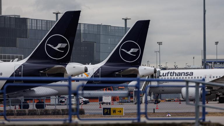Streik der Lufthansa-Crews - Frankfurt