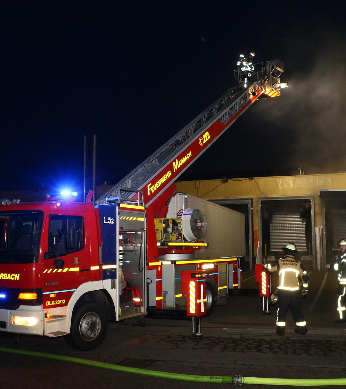 Brand in Dönerfabrik