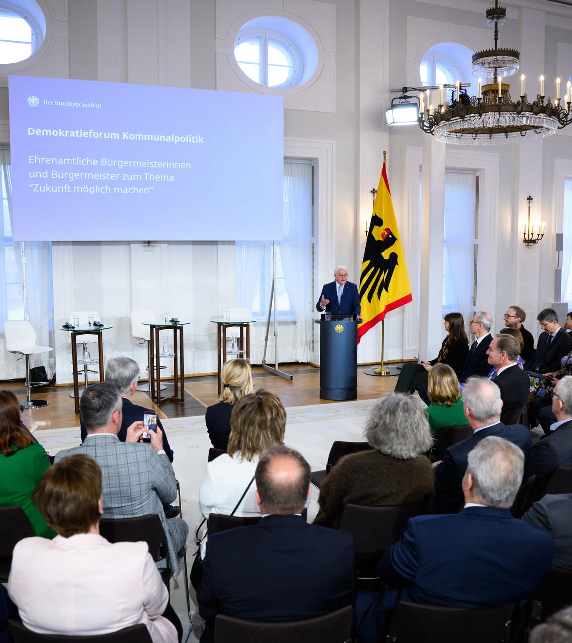 Demokratieforum Kommunalpolitik im Schloss Bellevue