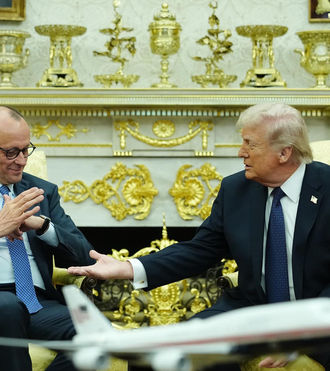 US-Präsident Trump empfängt Bundeskanzler Merz