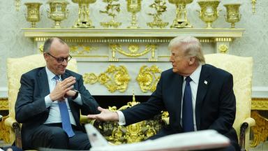 US-Präsident Trump empfängt Bundeskanzler Merz