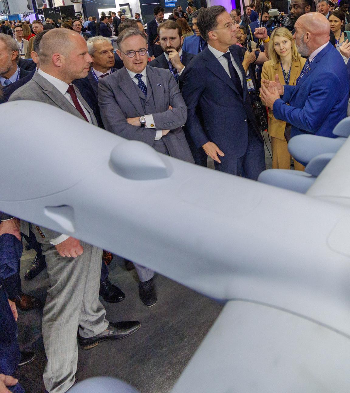 Opening of First edition of Bedex - Brussels European Defense exhibition in Brussels