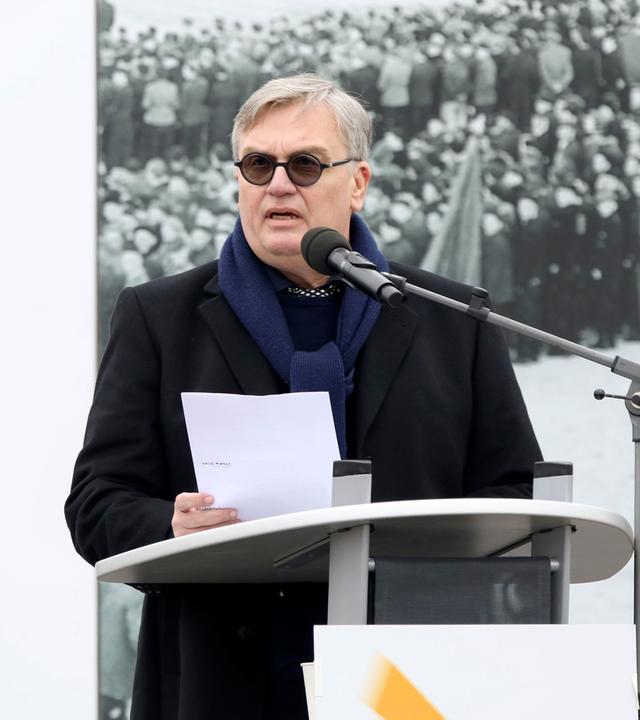Buchenwald: Kranzniederlegung zum 81. Jahrestag der Befreiung des Konzentrationslagers