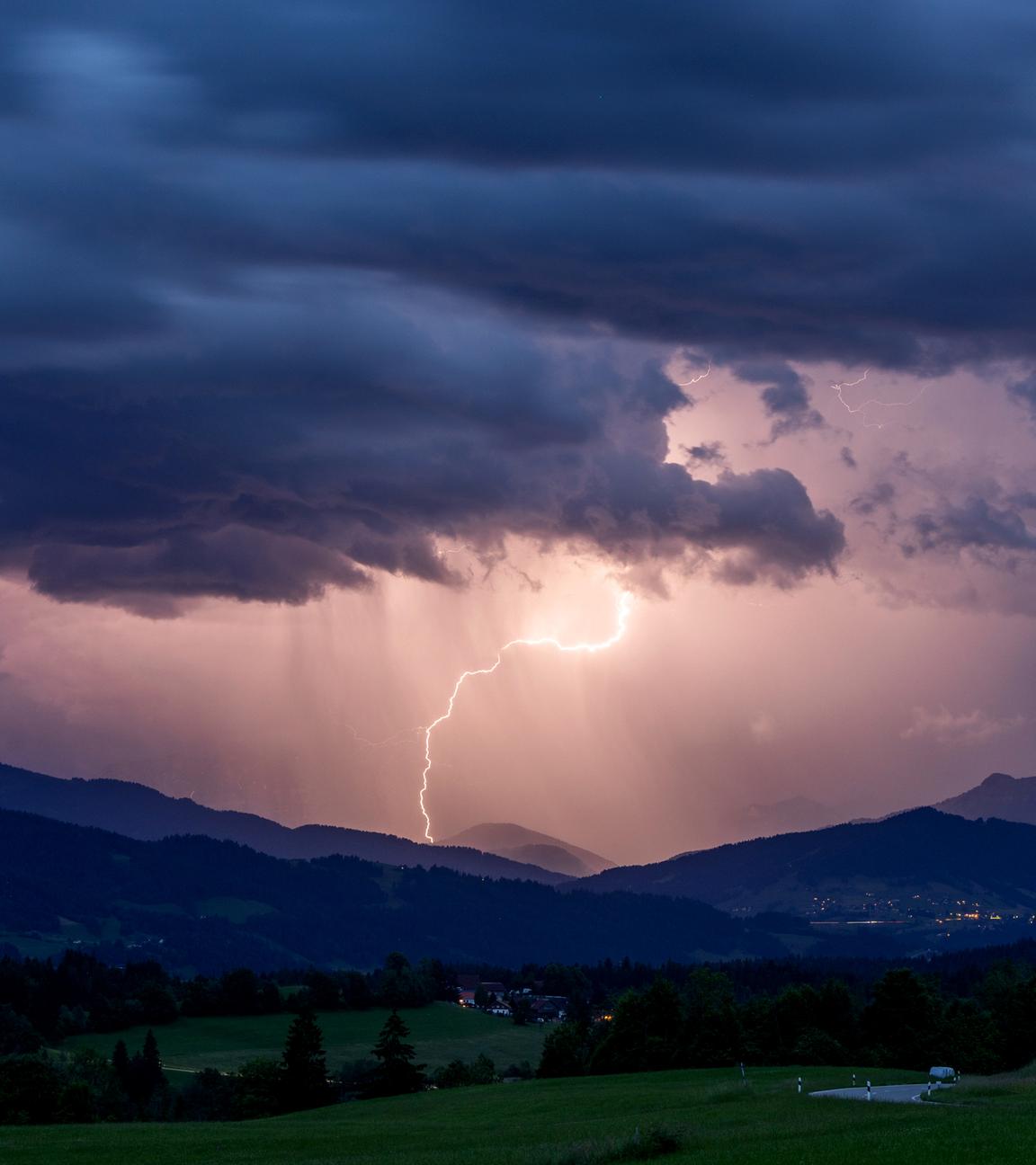 Gewitter in Bayern