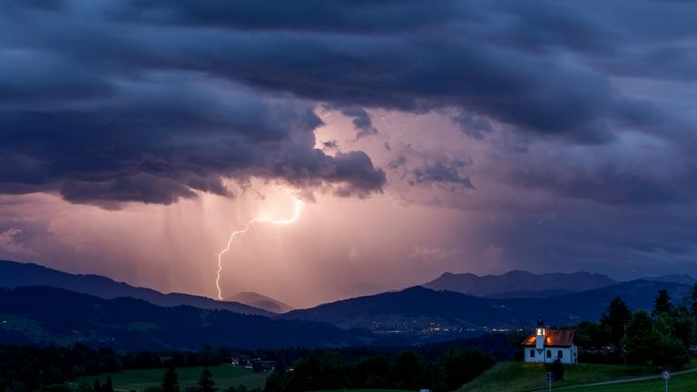 Gewitter in Bayern