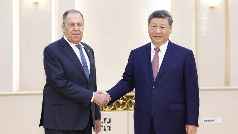 Russlands Außenminister Lawrow in China