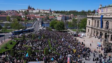 Studentenprotest in Prag