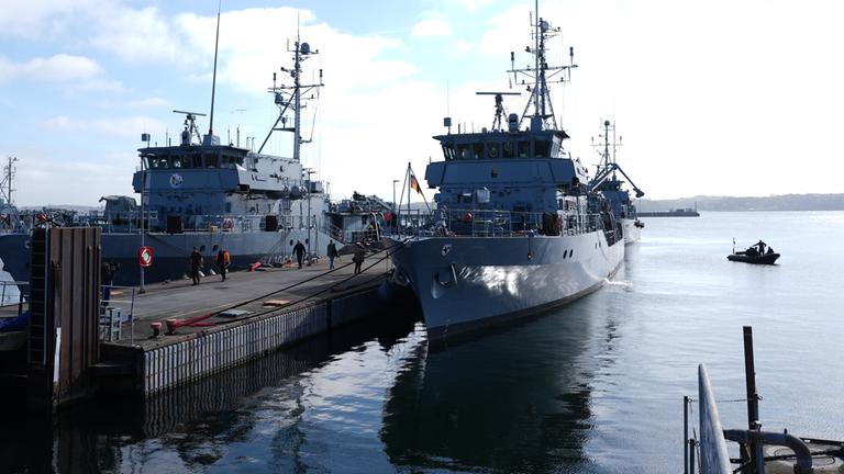 Pressekonferenz der Deutschen Marine zur Minenabwehr